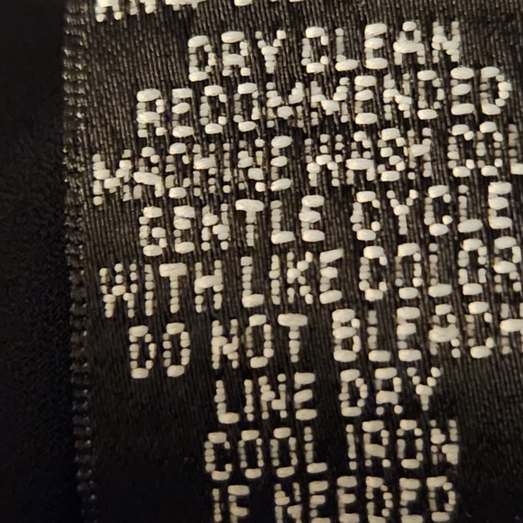 AB Studio White Blue Purple Heart Pattern Button Neck Top Size Medium - Picture 11 of 11